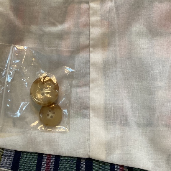 Talbots Linen Blend Plaid Blazer - Picture 5 of 5